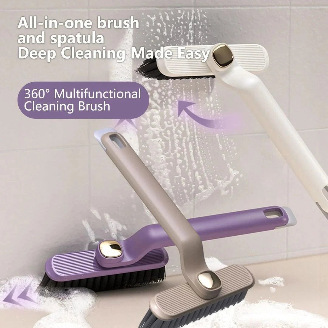Cleaning window track with crevice brush